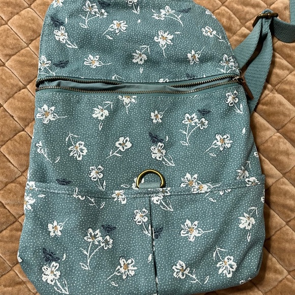 Fat face Floral Teal Backpack - Picture 8 of 9
